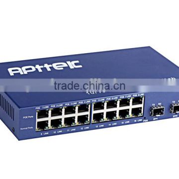 4ports/8ports/16 ports Gigabit ethernet switch with 2 SFP slots