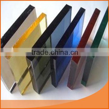 High quality all kinds color tinted float glass/building glass with factory price for building