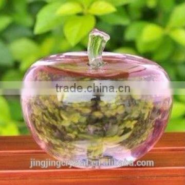 Crystal apple of wedding thank you gifts for guests