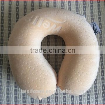 ostrich pillow neck protection super soft fabric neck pillow with logo 100% polyester LS-U-001-D travel foam pillow