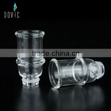 Newest ecig drip tips glass wide bore