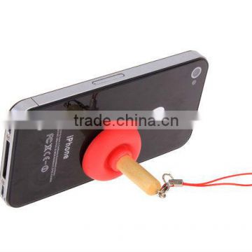 Creative shape phone stand/silicon shaped phone holder/smart cell phone standCJ021