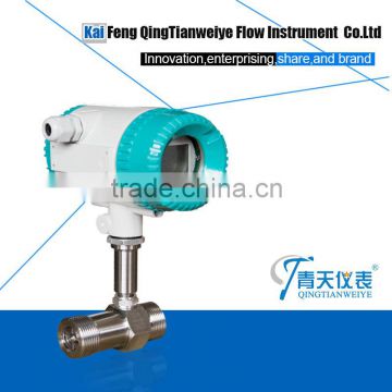 LCD display male screw turbine flowmeter