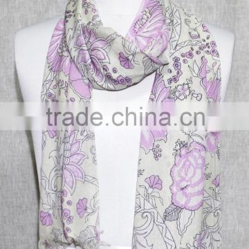 hand Printed cotton scarves Indian scarves shawls