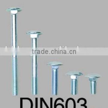 high strength grade 4.8 to 8.8 carriage bolt made in china