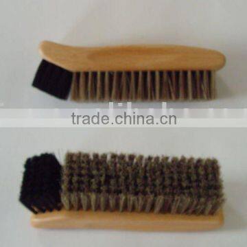 High quality wooden shoe brush