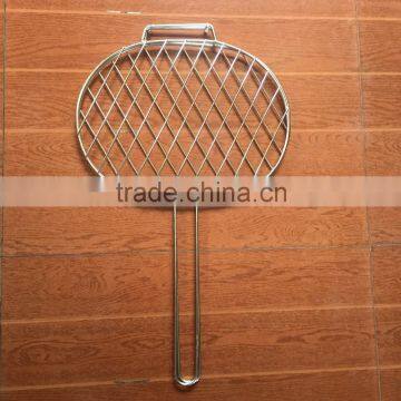 round fish net /stainess steel grilled fish net/cheap price BBQ grill net.