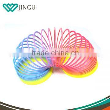 2016 new hot-selling children toys, small plastic slinky toy spring