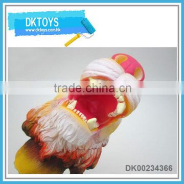 Eco-friendly material soft pvc hand puppet lion type