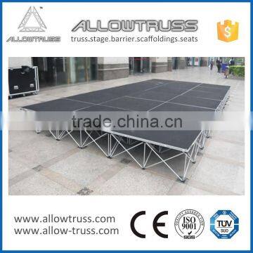 Traffic safety new style plexiglass portable stage