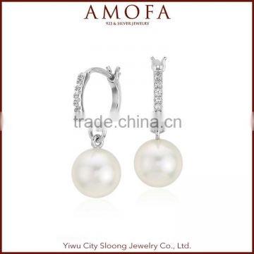 Fashion Jewelry Pendant Pearl Hanging Earrings