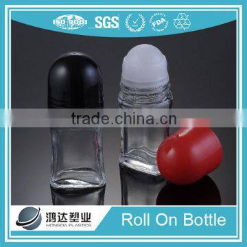 Deodorant roll on bottles for cosmetic package