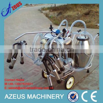 Mini Cattles Milking Machine With Double Buckets
