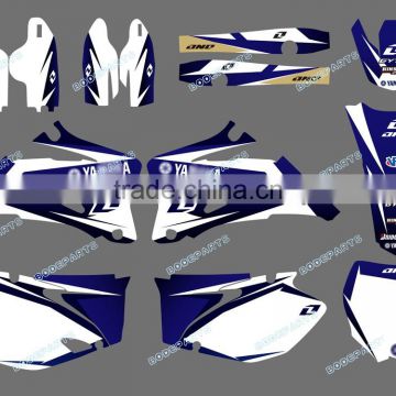 DST0019 New Style TEAM GRAPHICS&BACKGROUNDS DECALS STICKERS Kits for YAMAHA YZ250F YZ450F 4 STROKES 2006-2009