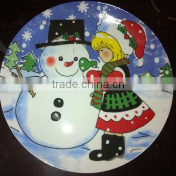 cheap porcelain charger christmas plates wholesale