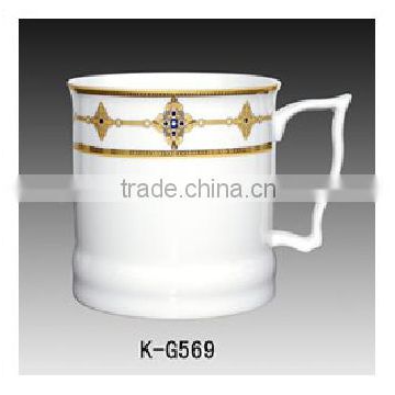 2016 new item round ceramic turkish tea cup mug