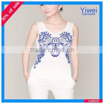 Polyester Dri Fit Cheapest Tank Top Lady 2014