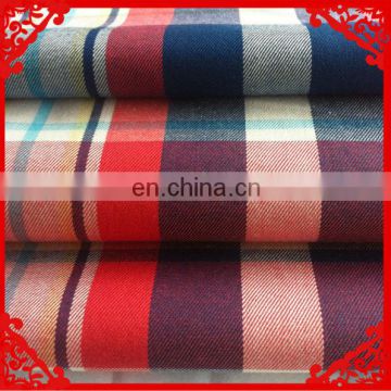 2014 fashion latest new Italy design pattern 100%cotton red madras check fabric