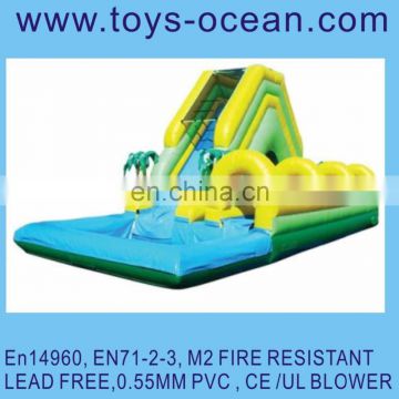 2016 new giant inflatable water slide, popular for kids,outdoor forest