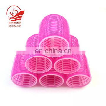 Factory wholesale platitc core and magic tape welding hair rollers with pins