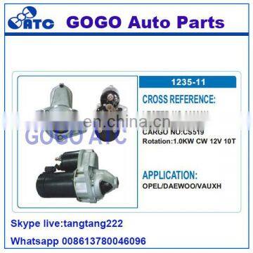 30899N 12v Starter Motor for OPEL/DAEWOO/VAUXH OEM D6RA32, 1202137, D6RA62, 96430344, 96952005, D6RA249, 6202077, 90341777