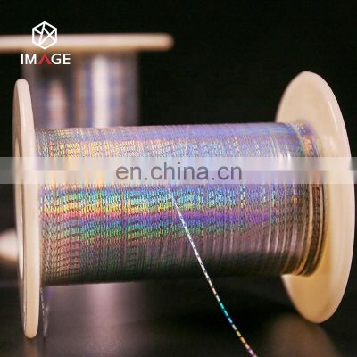 High Quality Washable Anti counterfeiting Hologram Thread for Sewn into Clothing Labels
