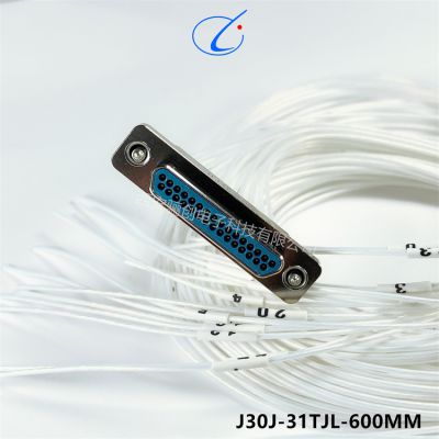 Microrectangular connector  J30J-31TJL-600MM