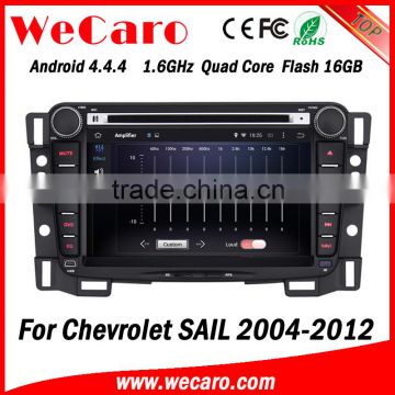 Wecaro WC-CS7048 Android 4.4.4 car dvd player quad core for chevrolet sail car gps navigation system stereo tv tuner