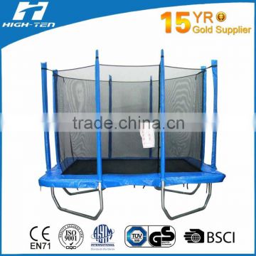 7ft x 10ft Rectangular standard trampolines with enclosure