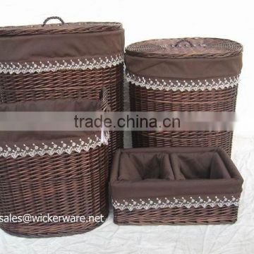 willow basket laundry