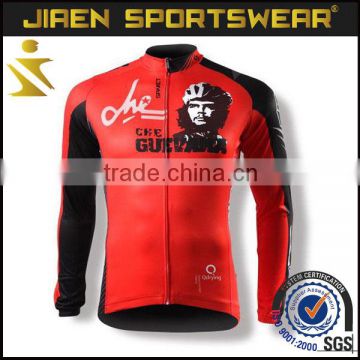 hot-sale sublimated printing cycling jackets windproof cycling jacket