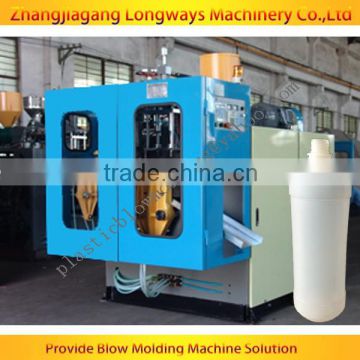 Full automatic blow moulding machines produce hdpe bottles