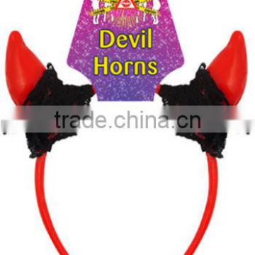 Devil Horns - Red Lace headband Fancy Dress Costume Fairy Hen Outfit Party H127