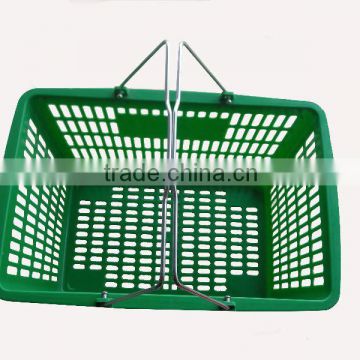 Metal handle basket