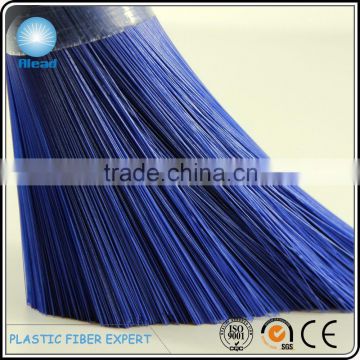 Soft but good elastic flaggable polyester filament