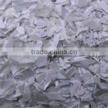 Clear pet film flakes
