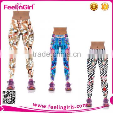 Hot selling fashion fitness winter leggings for woman