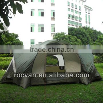 Big Storm 8 Person 3 Room Double Layter Big Fishing Camping Tent