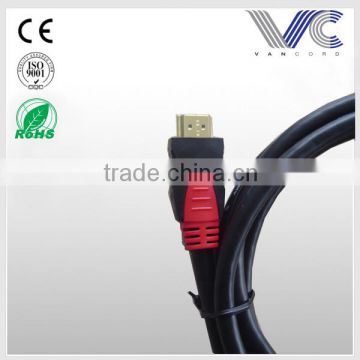 golden plated plug double color head CCA HDMI cable China