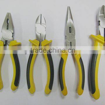 Tools Set, Hardware Pliers Kit, Combination Pliers, Long Nose Pliers, Diagonal Cutting Pliers