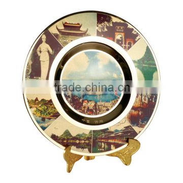 Printing ANtique Metal Logo Custom Metal Plate / High Quality Souvenir Metal Plate