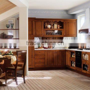 solid wood kitchen cabinet made in China
