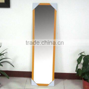 Hot selling plastic door mirror frame with hangers