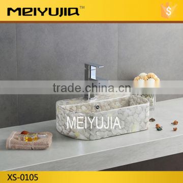 ceramic bathroom sink smooth glaze from chaozhou
