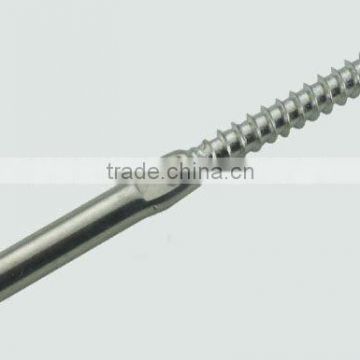 Stainless Steel Lag Screw Swage Terminal Left/Right Hand Thread