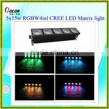 led blinder light 5eyes 15w RGBW4in1 cree led effect light