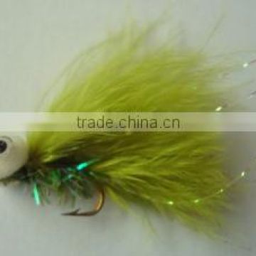 Fritz Olive booby (Streamer trout Fly)