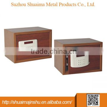 High-quality and security Wood grain box hotel intelligent safe