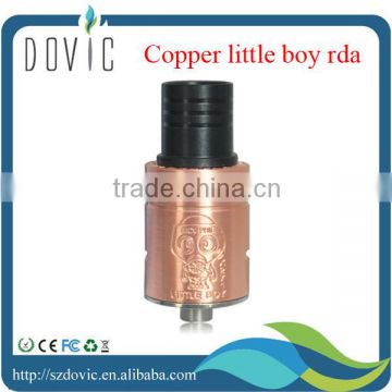 Copper little boy rda atomizer clone