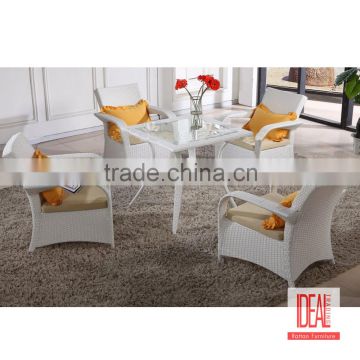 Manufacturer wholesale garden dining set cast aluminum garden furniture/bronze metal dining set